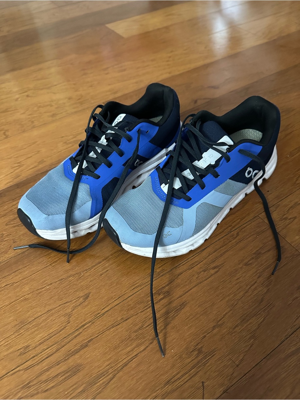 On Running Blue and Black Women's Running Sneakers